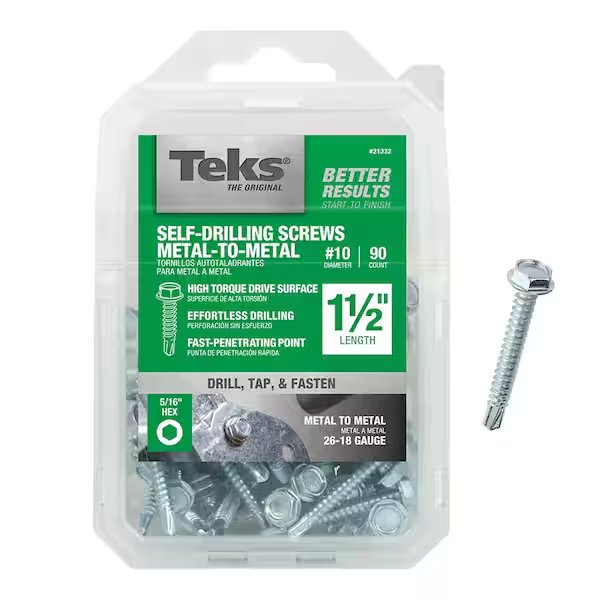 Handylad Screw Teks Selfdrill Minifix 1'S
