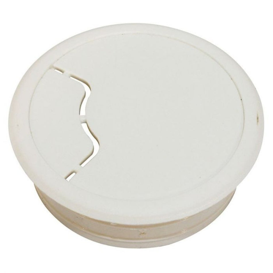 Ruwag Cable outlet Plastic White 1'S
