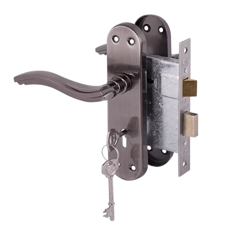 Yale Onda Lockset 3 Lever Satin Black Nickel