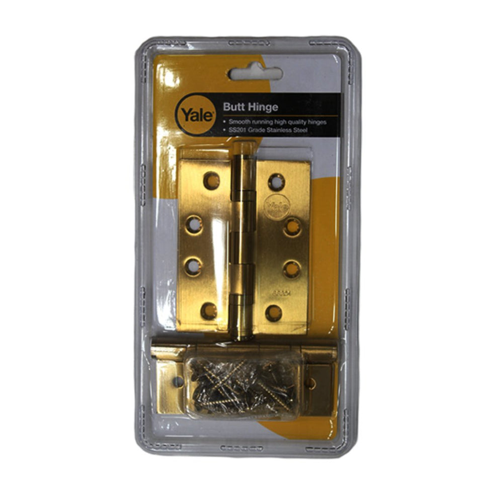 Yale Butt Hinge Brass PVD