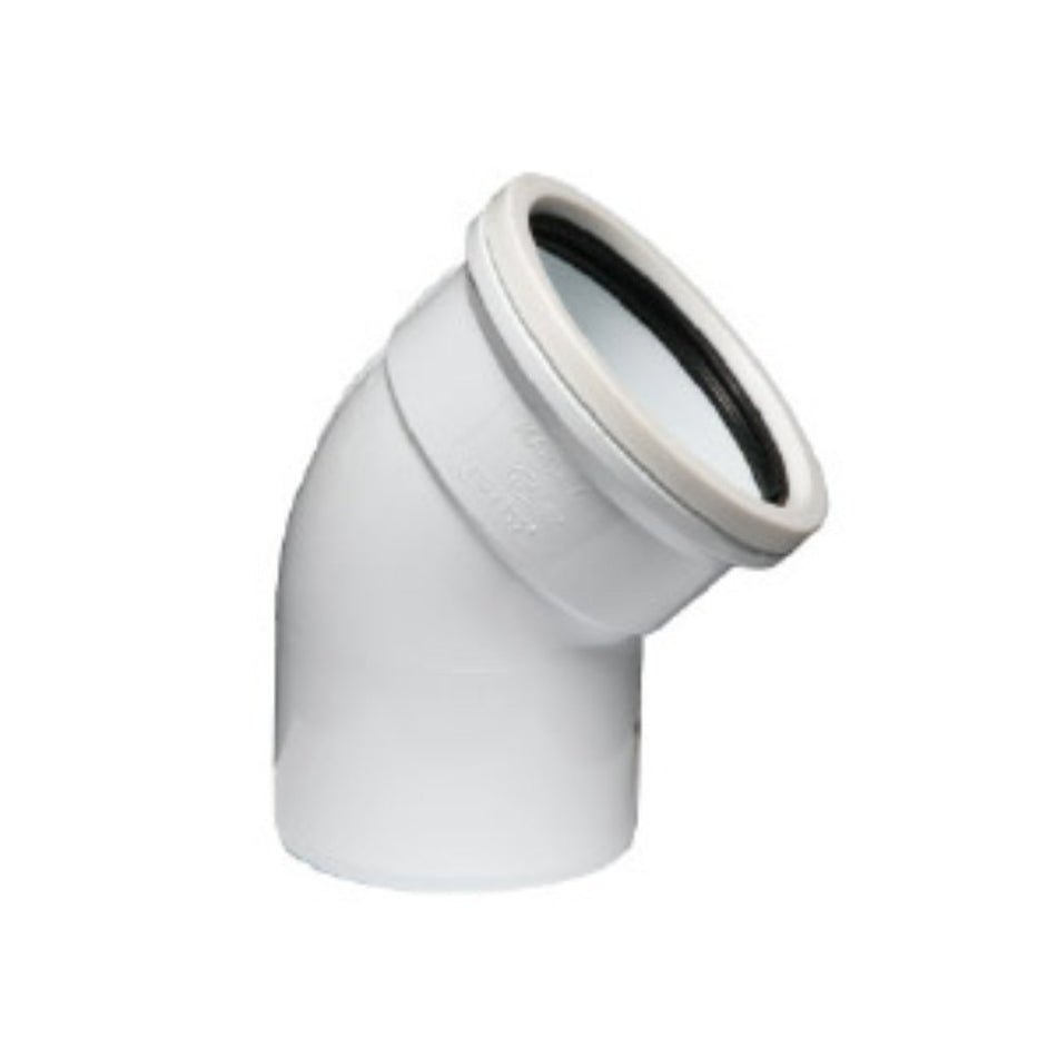 Marley Plain Bend PVC 110mmx135Degree