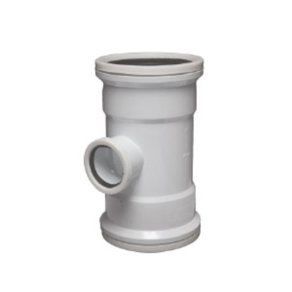 Marley Plain Single Reducing Junction 87.5dg PVC 110mmx50mm