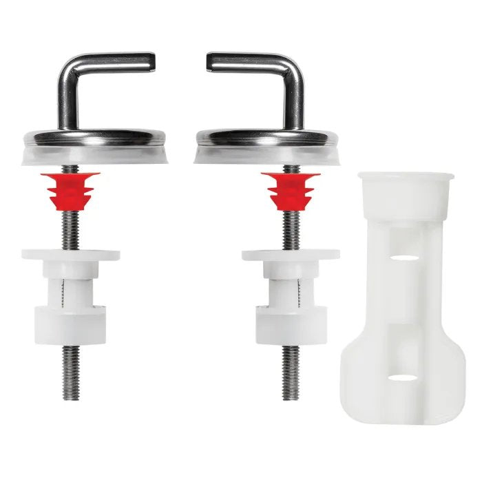 Wirquin Hinge Seat Hinge Set Club S/Steel (Bag) 1'S