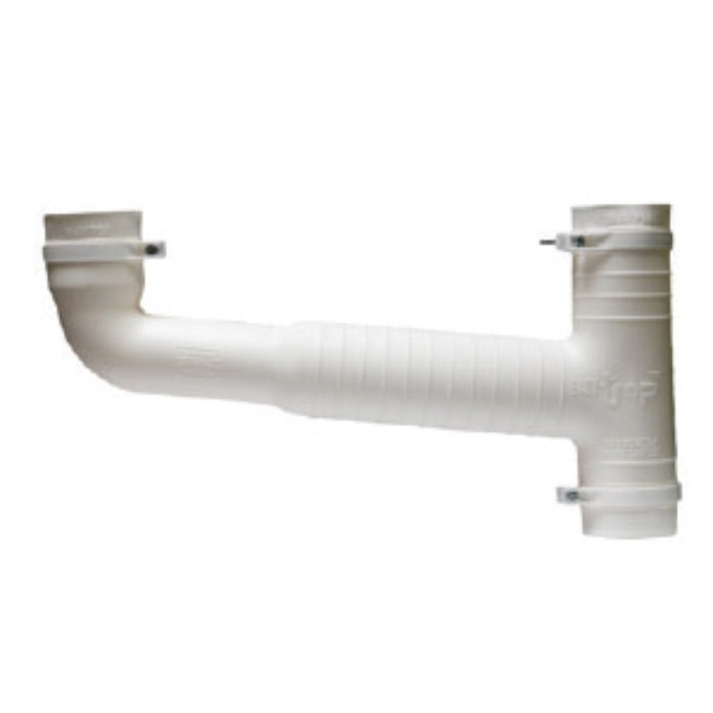 Marley Trap White Double Sink Combo 'T' Piece & Elbow 38x50x300mm