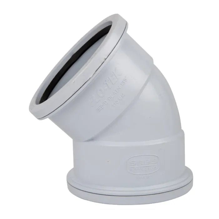 Southpro Bend Waste 45Deg SV PL 110MM