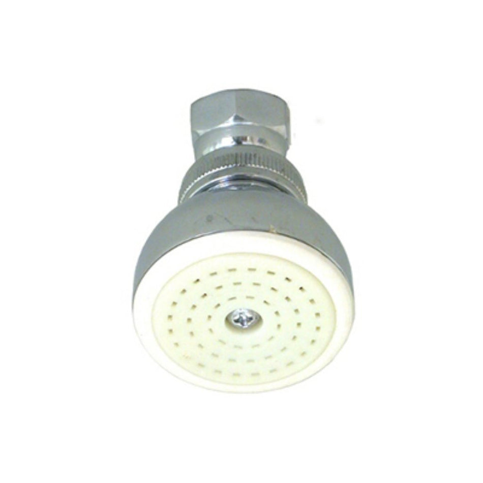 Icon shower head Rose CP White Plastic 1'S