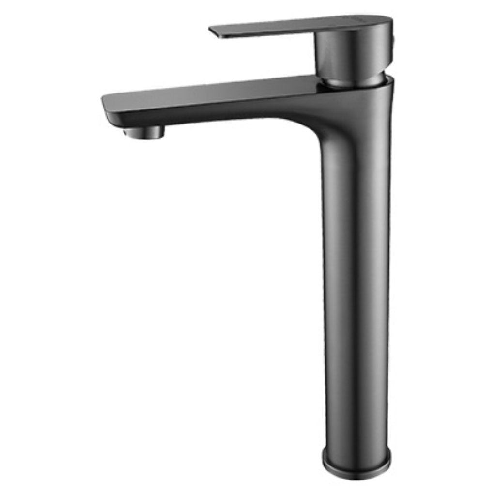 Icon Sagittarius Raised Basin Mixer Gun Metal Title