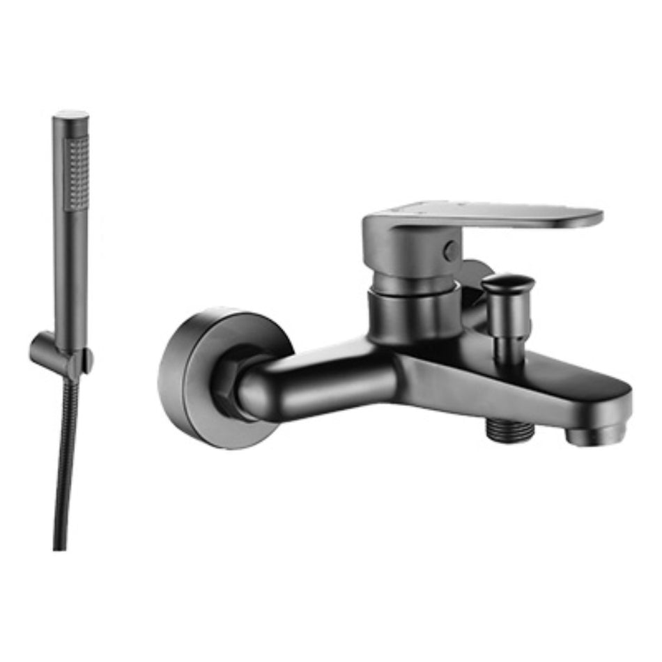 Icon Venus Bath Mixer With Hand Shower Wall Type Gun Metal Title
