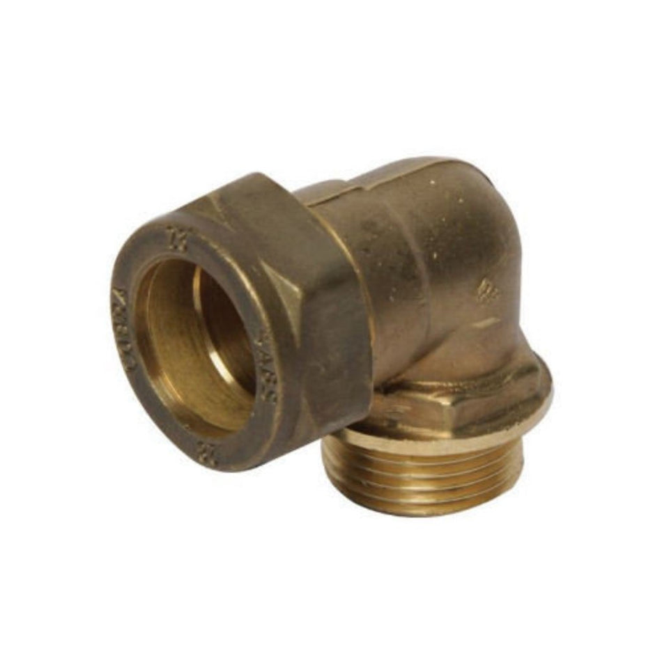 Copper Elbow Compresion Male 22mm