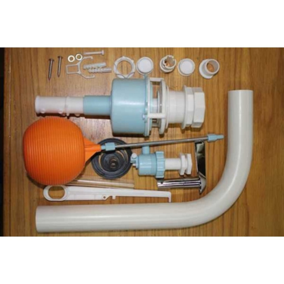 Mechanism Low Level Front Flush with Plastic CP Handle