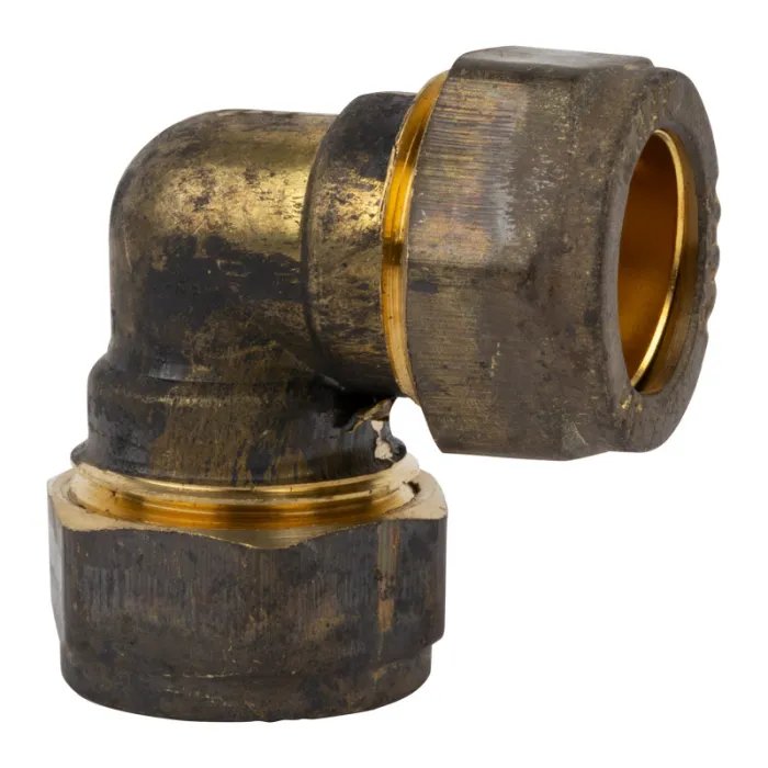 Gen Merch Elbow Compression Brass 90D CXC 15MM