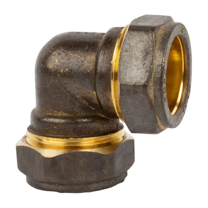 Gen Merch Elbow Compression Brass 90D CXC 22MM