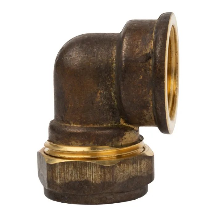 Gen Merch Elbow Compression Brass 90D CXFI 15MM