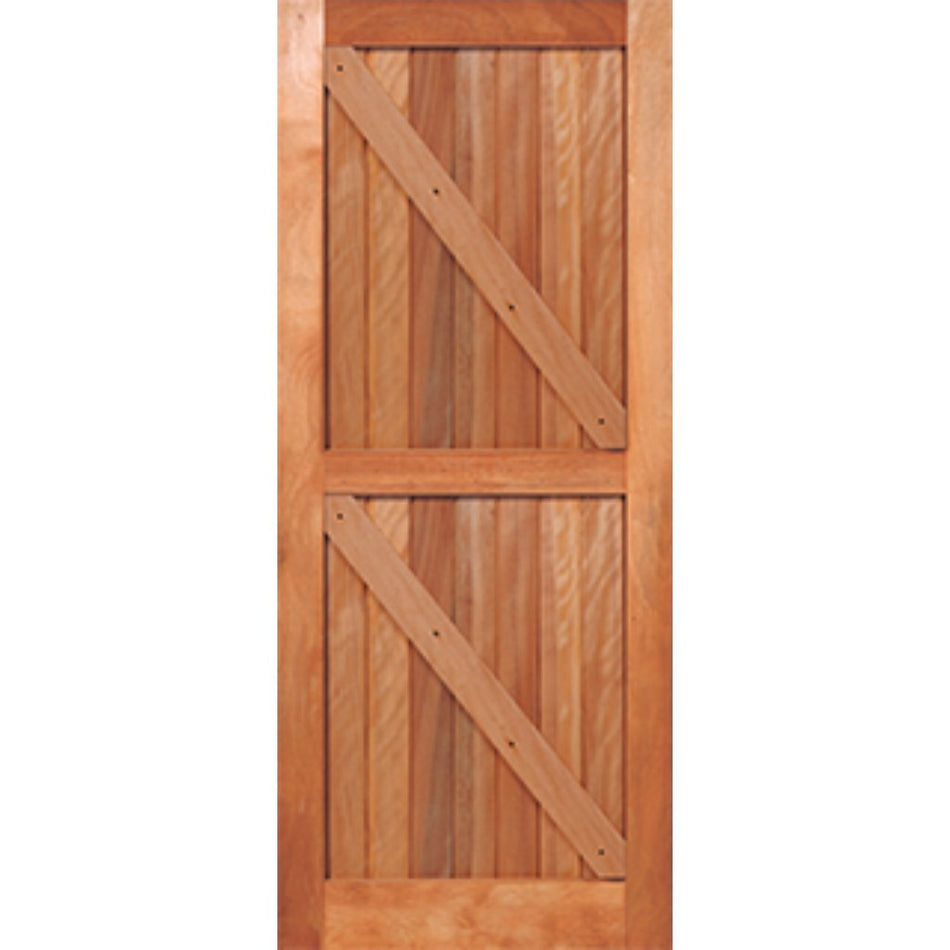 Winsters Framed Ledged & Battened Open Back Door KYD1/OB/BR