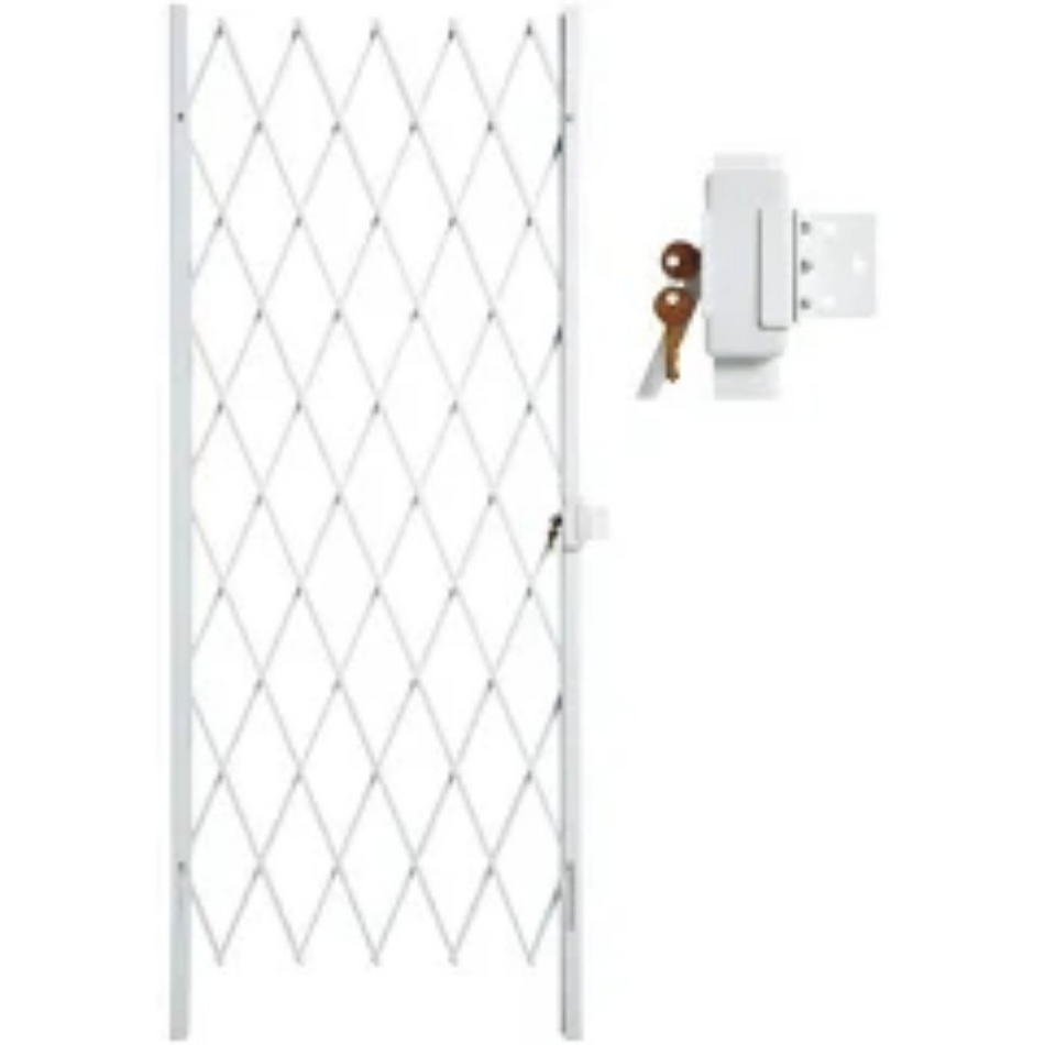 Xpanda Security Gate Saftidor Ref A White 840x2000mm 1'S