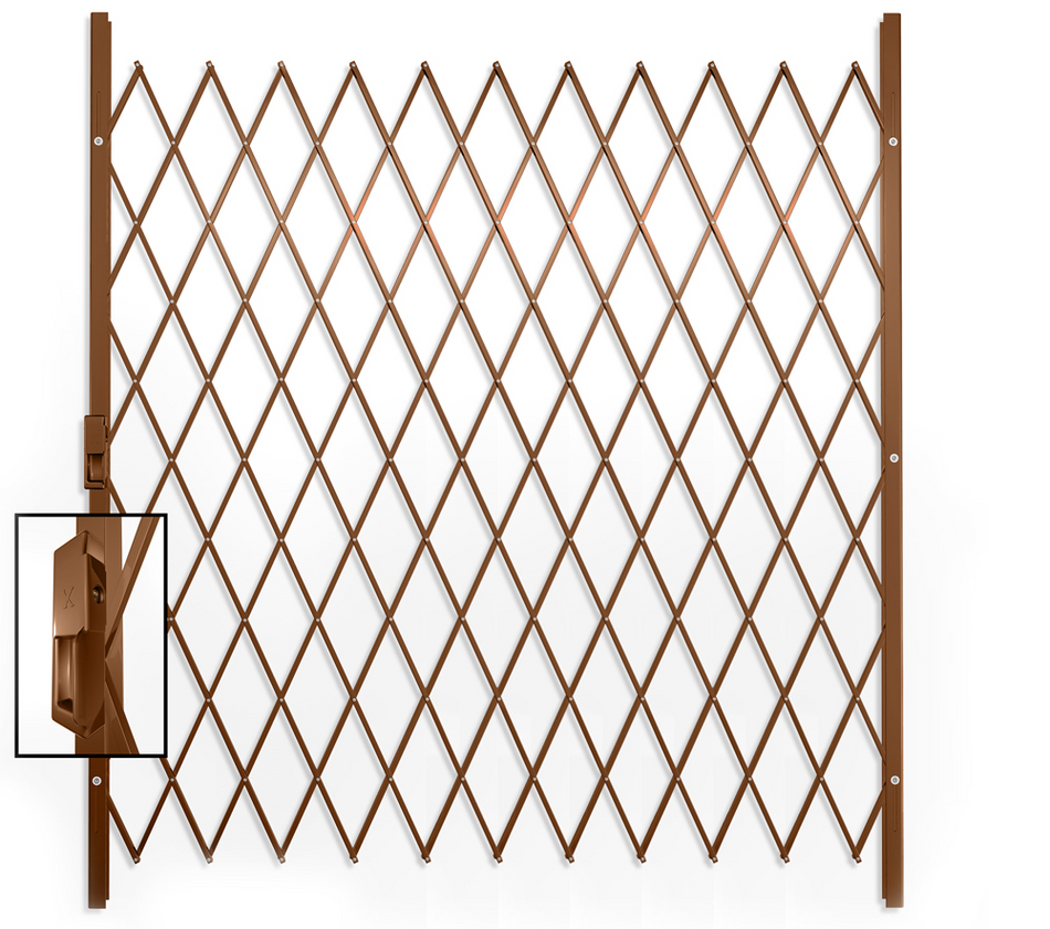 Xpanda Saftidor Ref G Slamlock Security Gate Bronze 1800X2000MM