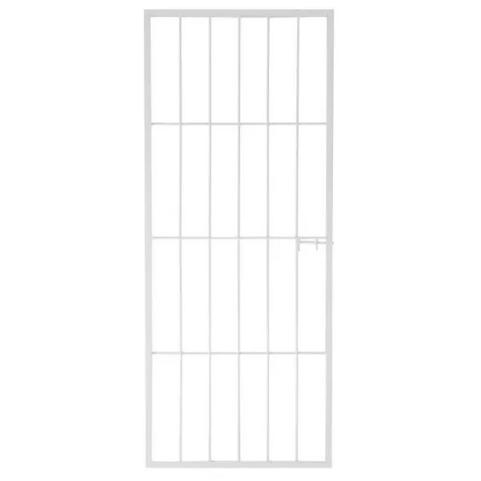 Xpanda Security Gate Econo Mortice Lock White 770x1950mm