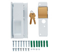 Xpanda Security Gate Saftidor Slamlock Kit White