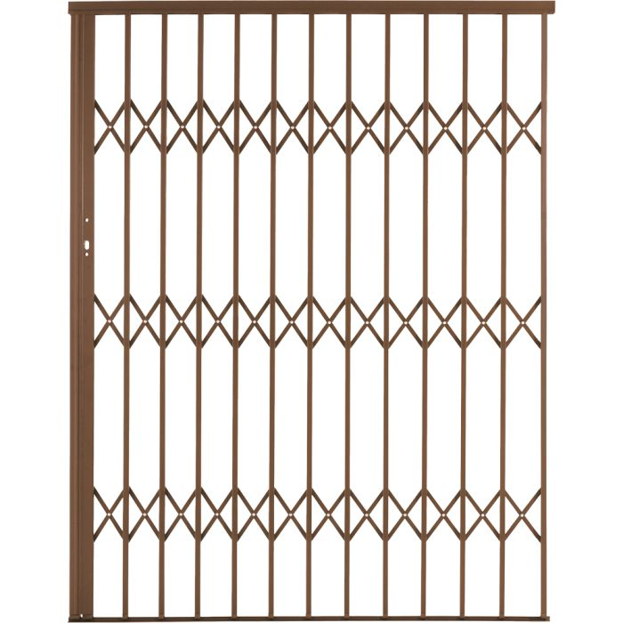 Xpanda Alu-Glide Security Gate Bronze 1400X215