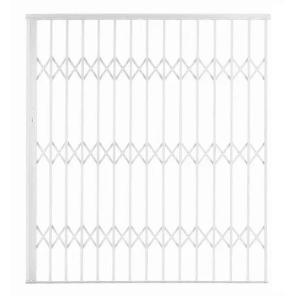 Xpanda Security Gate Aluglide Ref AG18 White 1800x2150