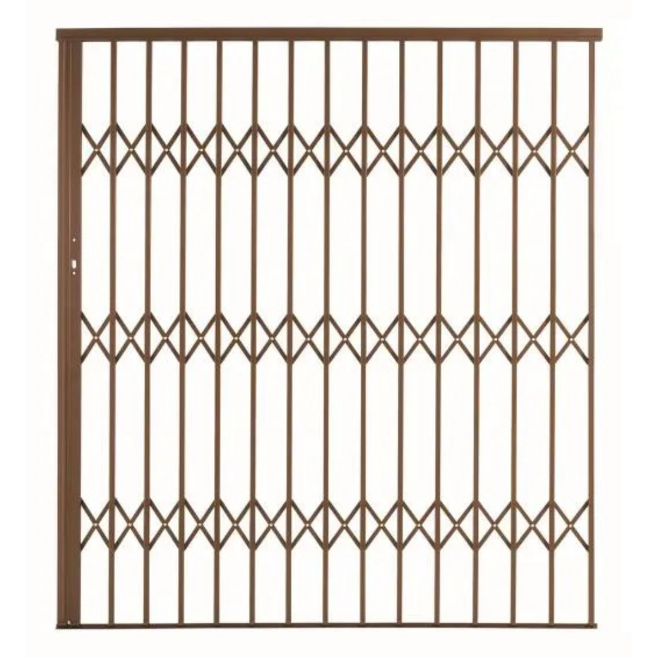 Xpanda Security Gate Aluglide Ref AG18 Bronze 1800x2150