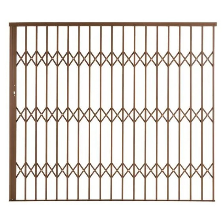 Xpanda Security Gate Aluglide Ref AG25 Bronze 2500x2150
