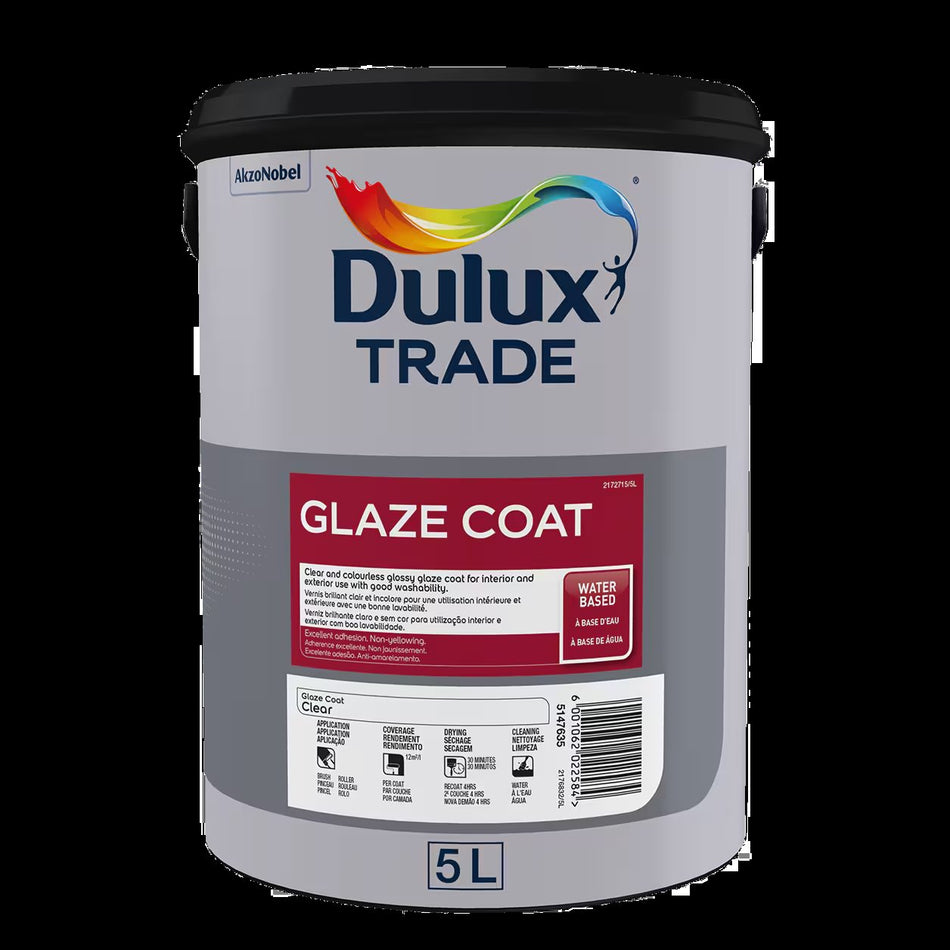 Dulux Glaze Coat WB Clear 5L