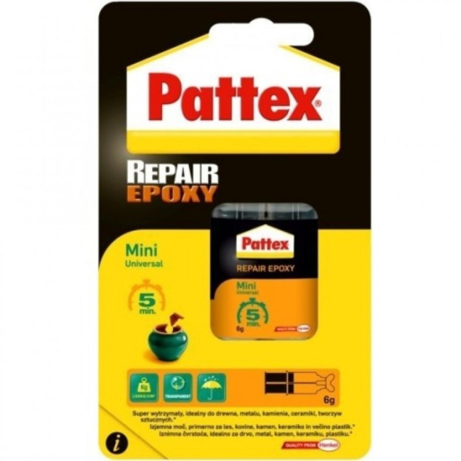 Pattex Epoxy Clear Mini Syringe 6ML