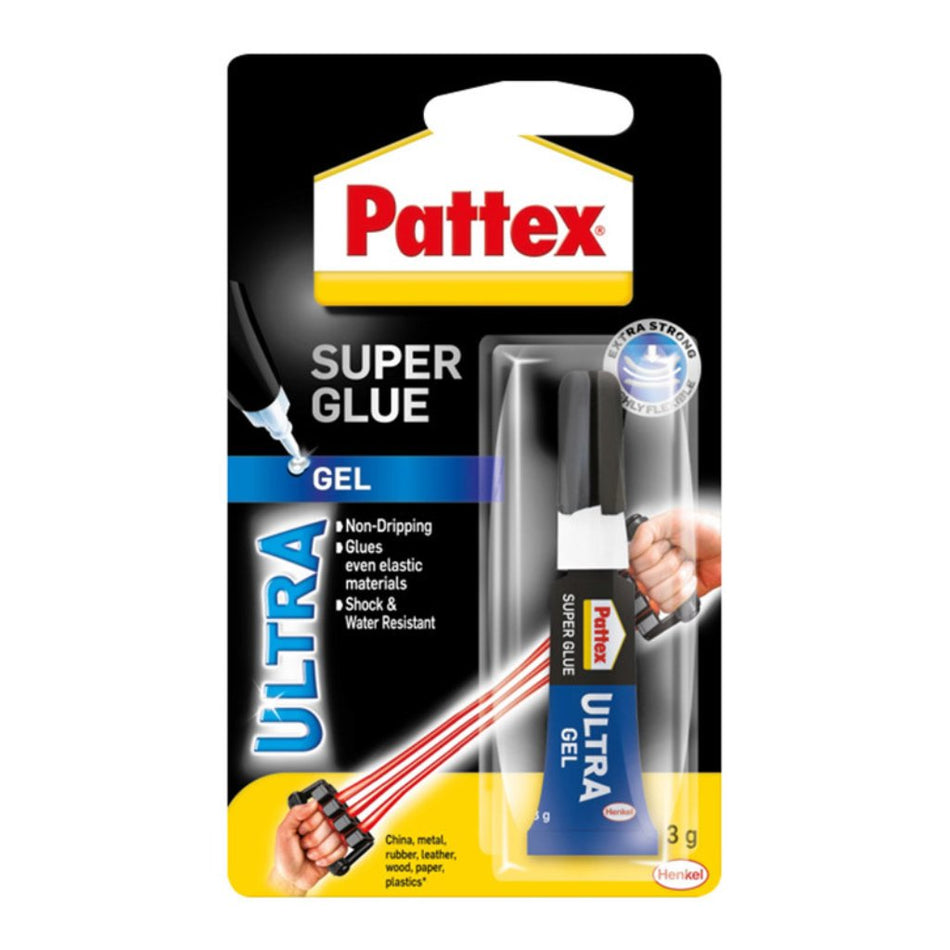 Pattex Super glue Tube Ultra Gel 2622511 3G