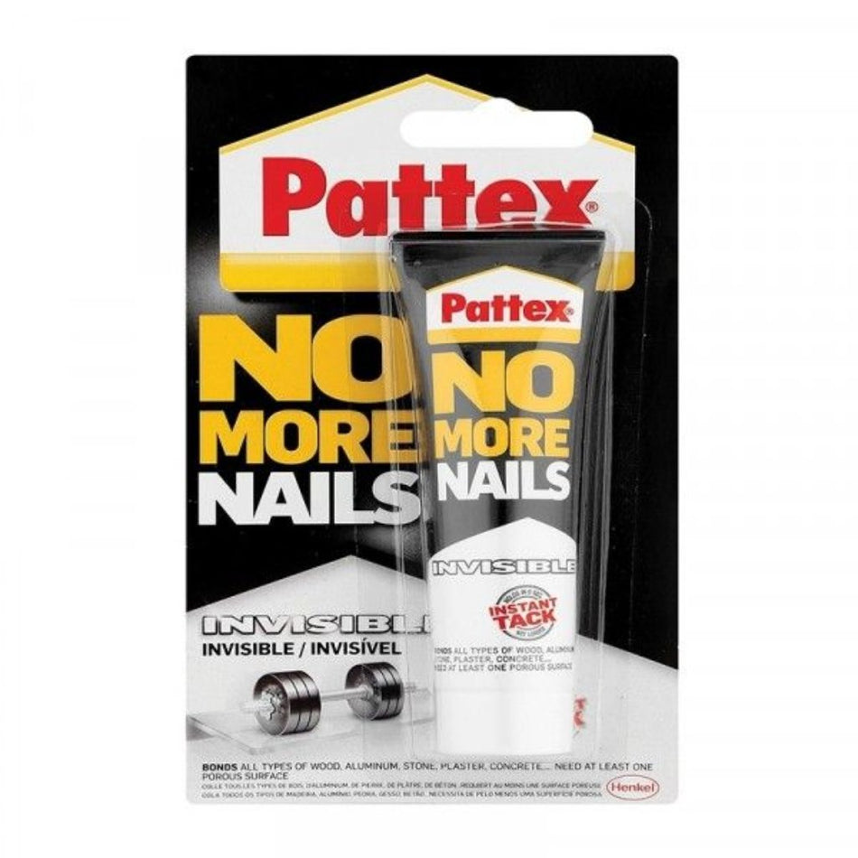 Pattex No More Nails Invisible Tube 40G