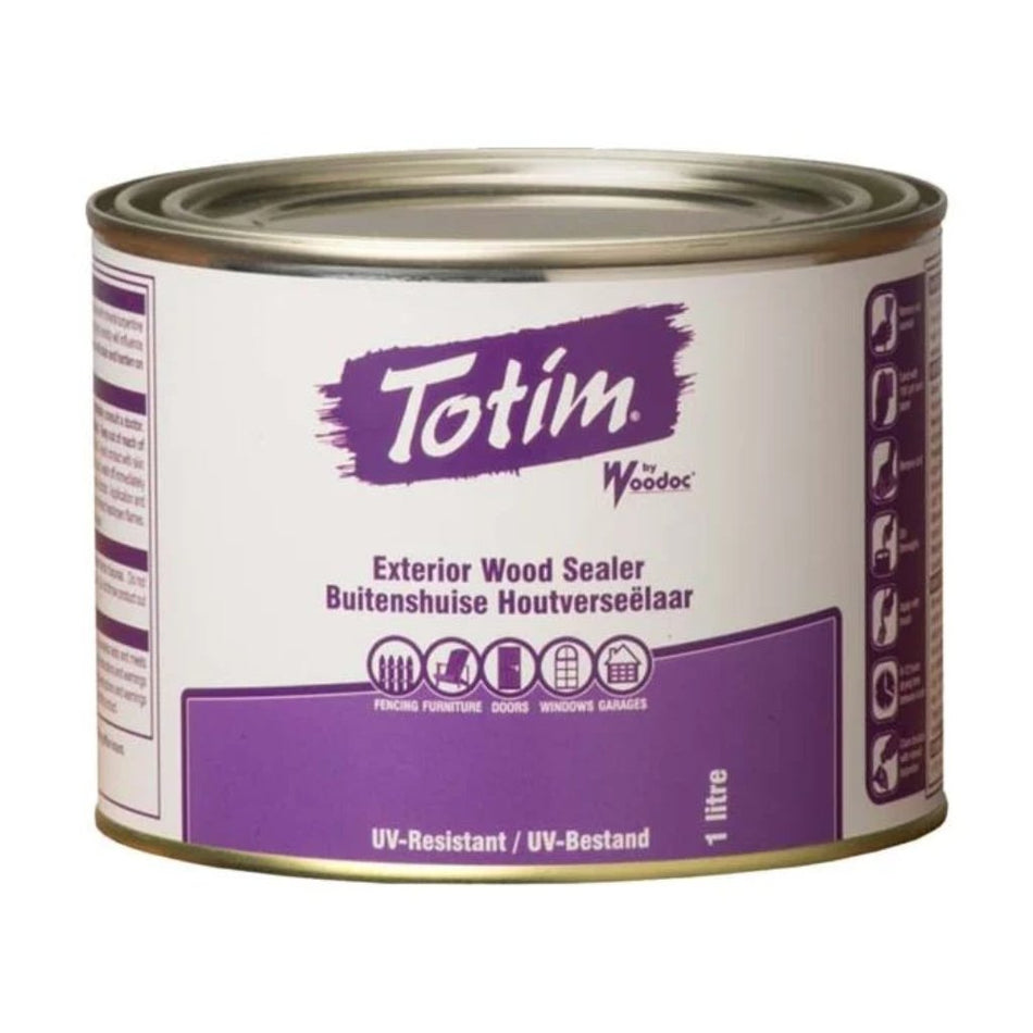 Woodoc Totim Wood Sealer Exterior 1L Golden Brown