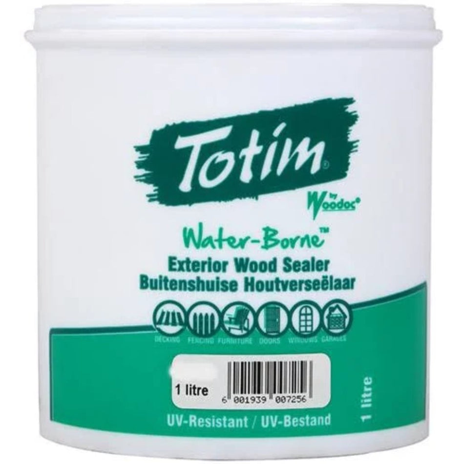 Woodoc Totim Water-Borne Exterior Wood Sealer 1L Clear