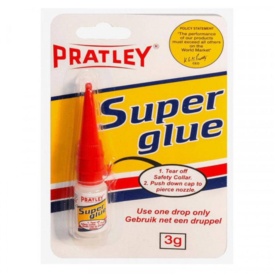 Pratley Adhesive Super Glue 3G