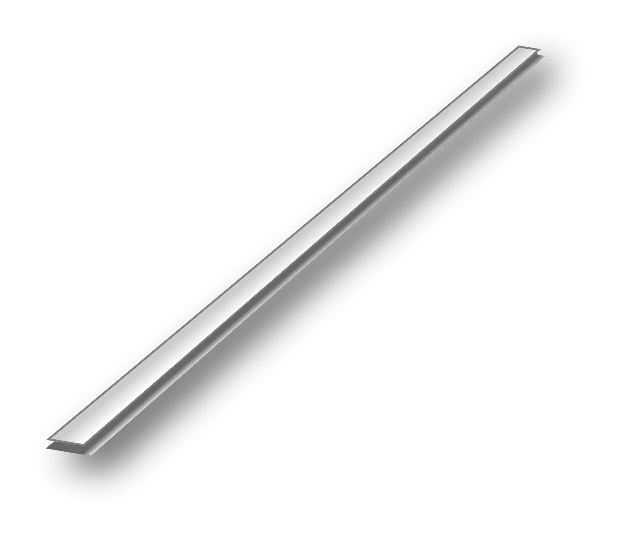 Heunis Ceiling Jointing H-Strip Powder Coated 4mm 3.0m