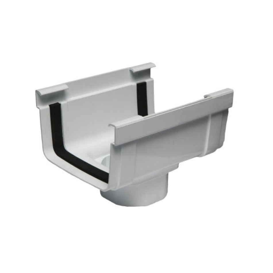 Marley Strealmine Double-Flo Gutter Outlet PVC