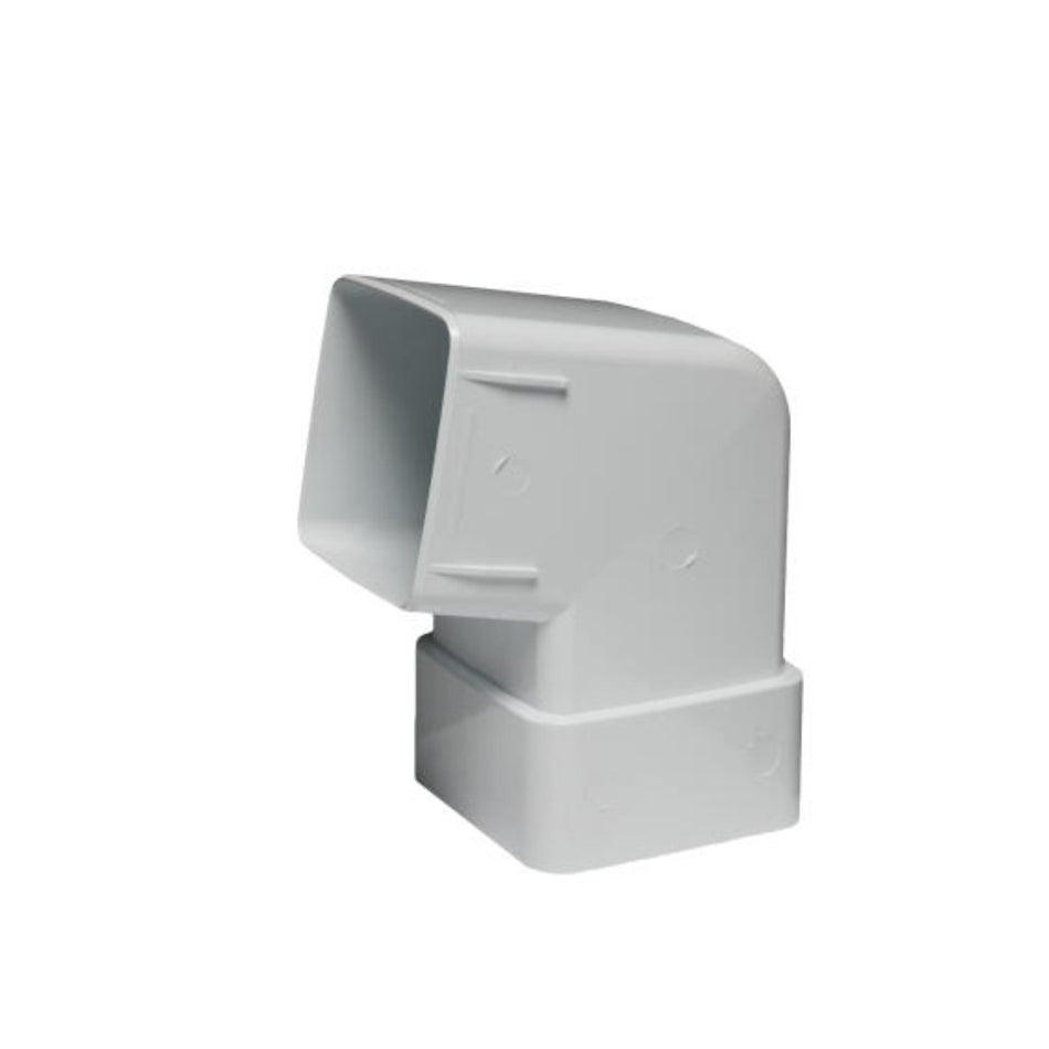 Marley Streamline Double-Flo Square Downpipe Bend Shoe PVC