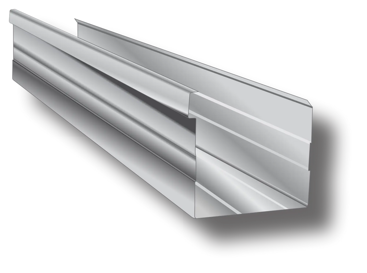Heunis Gutter Domestic Square 0.4mmx100mmx75mm 6.0m