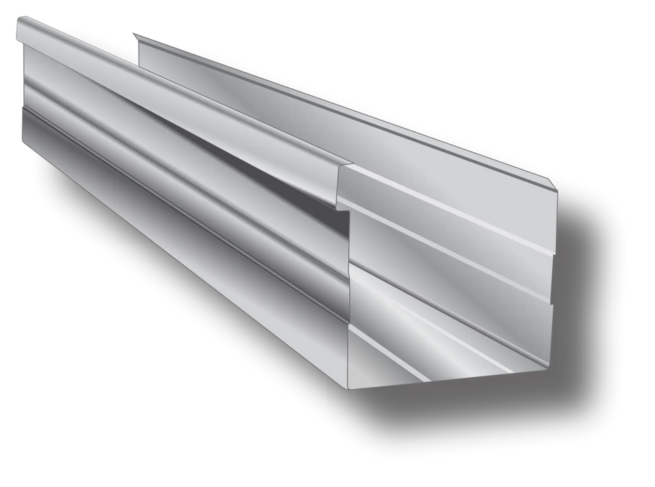 Heunis Gutter Domestic Square 0.4mmx100mmx75mm 6.0m