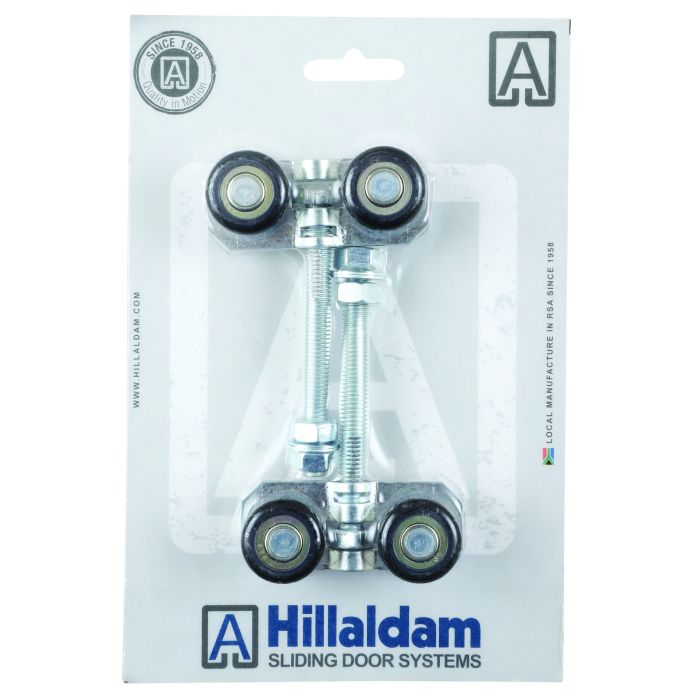 Hillaldam Sliding Door Hanger Steel Galvanised 0100 - 2Pc -
