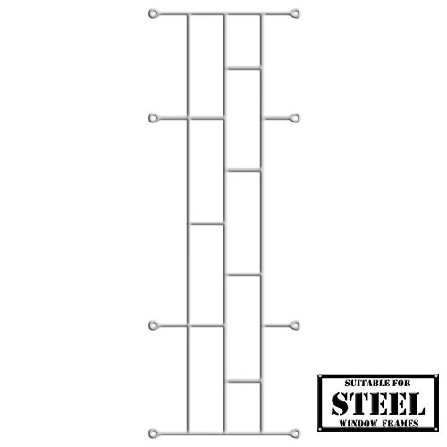 Xpanda Burglar Guard Brick White 460X1270