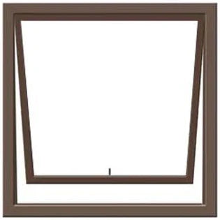 Abcus Window Frame Aluminium Obscure Bronze 590x590mm