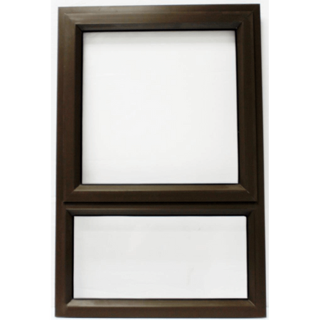 Abcus Window Frame Aluminium Obscure Bronze 590x890mm