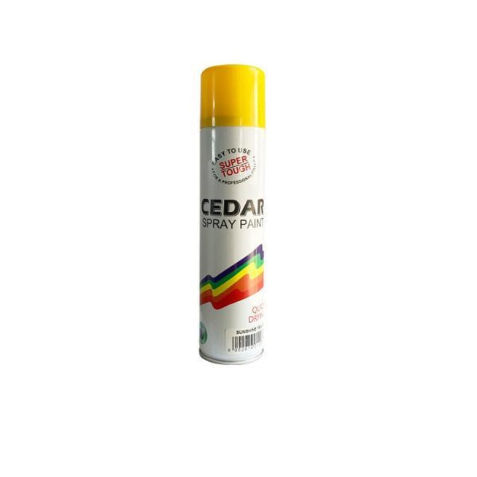 Cedar Spray Paint Bright/Pale Gold 250ML