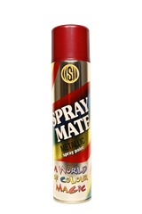 Spraymate Spray Paint Metallic 250ml Metallic Red