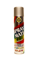 Spraymate Spray Paint Metallic 250ml Metallic Silver