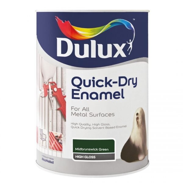 Dulux QD Enamel Mid Brunswick Green 5l