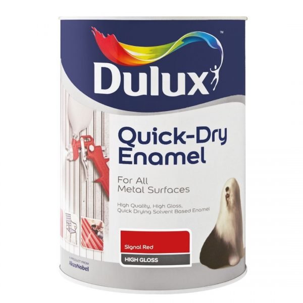 Dulux QD Enamel Signal Red 5L