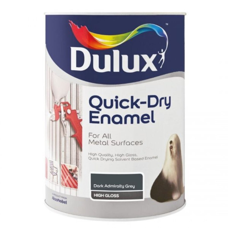 Dulux Enamel Dark Admiralty Grey 1L