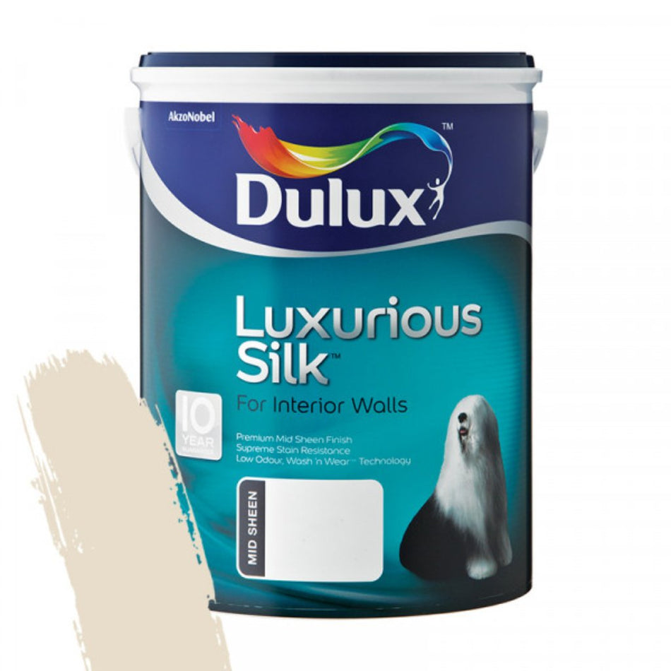 Dulux Wash & Wear Luxurious Silk 5L Ivory