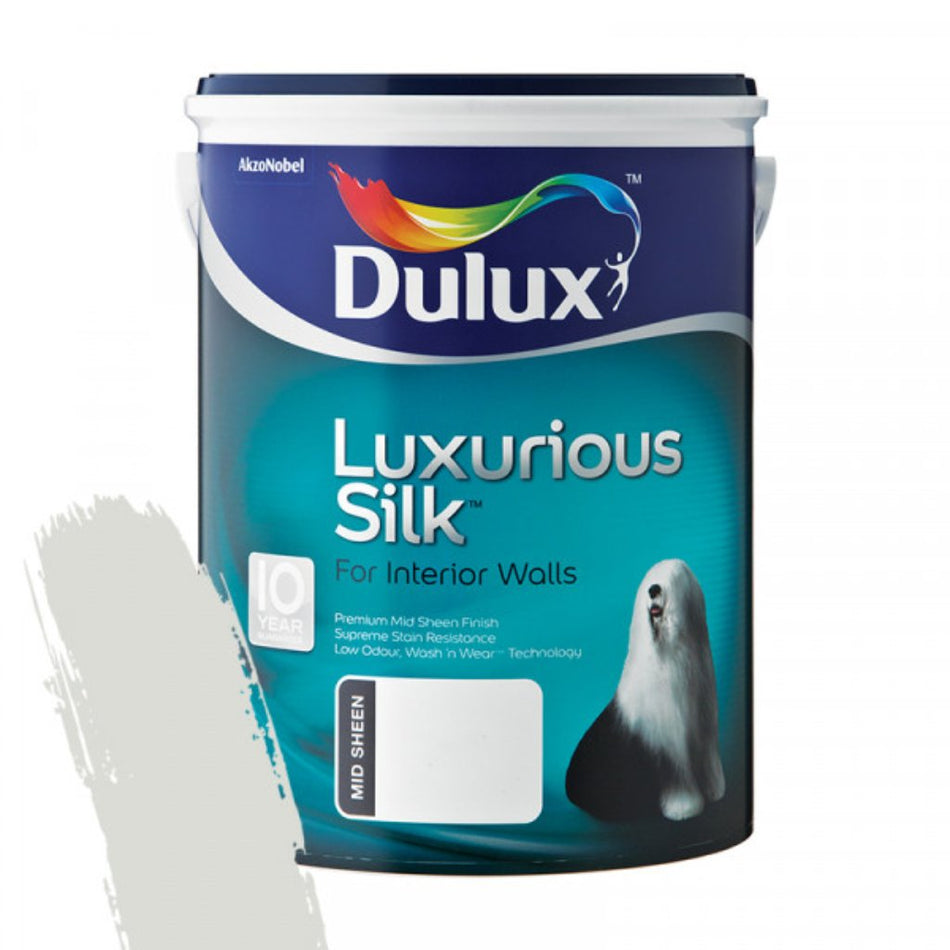 Dulux Wash & Wear Luxurious Silk 5L Moon Grey
